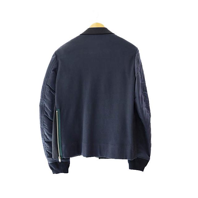 アンダーカバー UNDERCOVER 19SS Bomber Sleeve Wool Jacket MA-1 