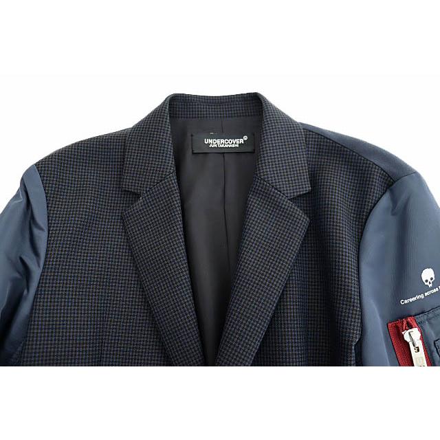 アンダーカバー UNDERCOVER 19SS Bomber Sleeve Wool Jacket MA-1 