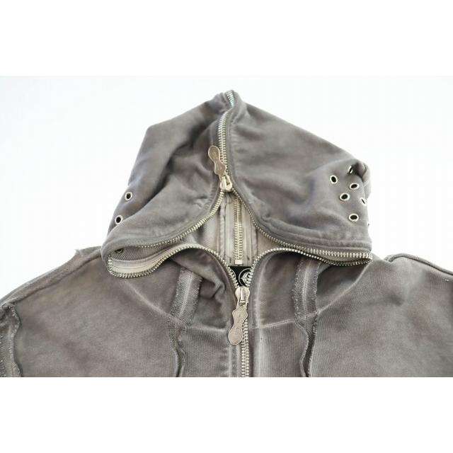 THUG CLUB サグクラブ Gladiator Zip-up Hoodie Gray