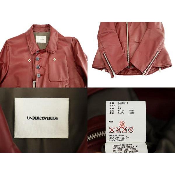 アンダーカバー UNDERCOVER 13SS Cow Leather Double Riders アンダーカバー UNDERCOVER 13SS Cow Leather Double Riders