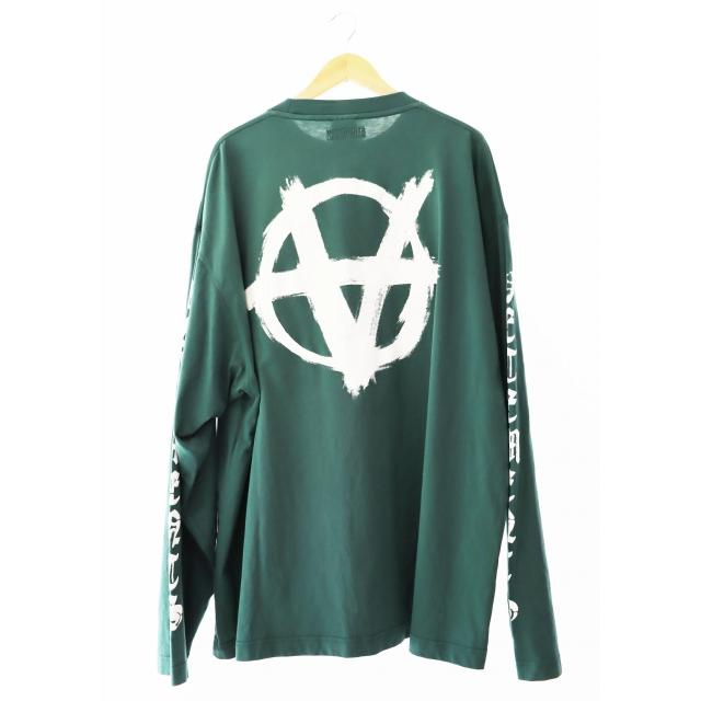 ヴェトモン ベトモン VETEMENTS DOUBLE ANARCHY LONGSLEEVE ダブル 