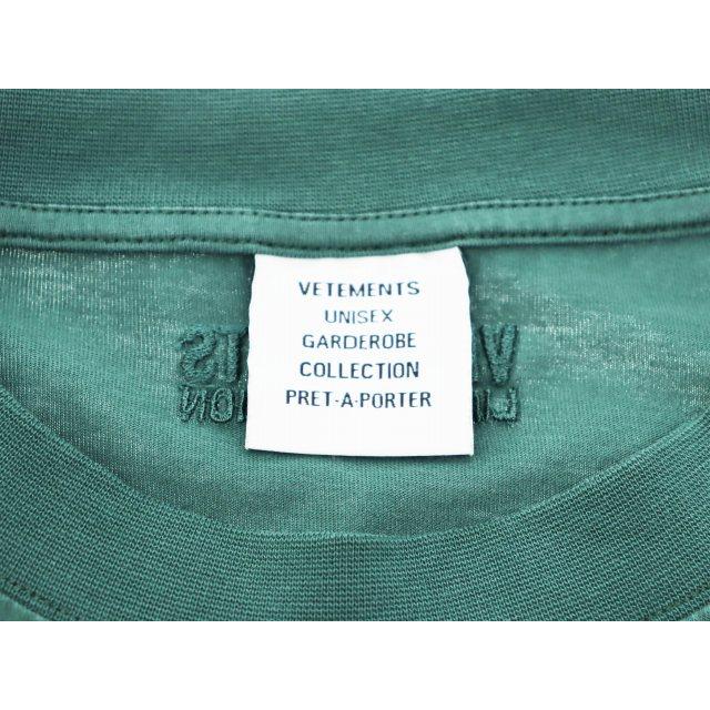 ヴェトモン ベトモン VETEMENTS DOUBLE ANARCHY LONGSLEEVE ダブル