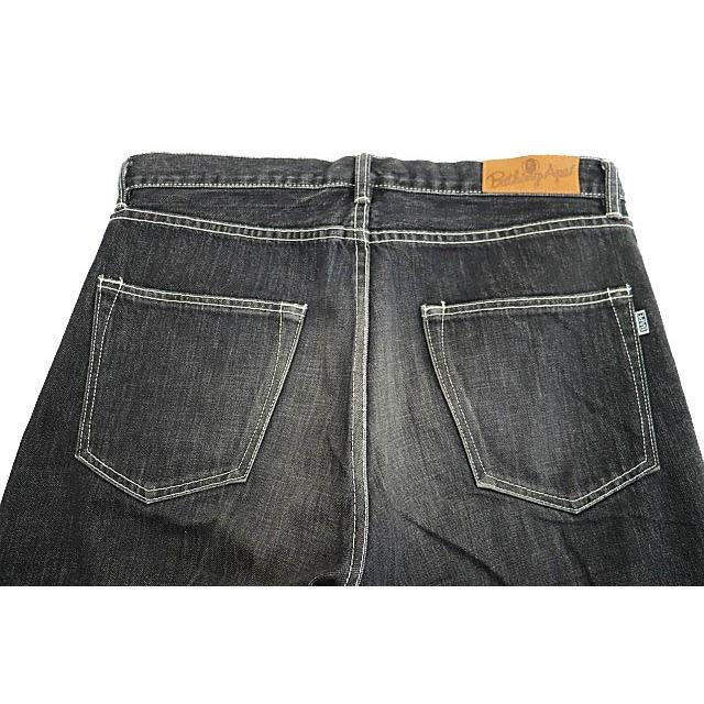 A BATHING APE アベイシングエイプ FRONT BAPE LOGO BLACK DENIM A BATHING APE アベイシングエイプ FRONT BAPE LOGO BLACK DENIM