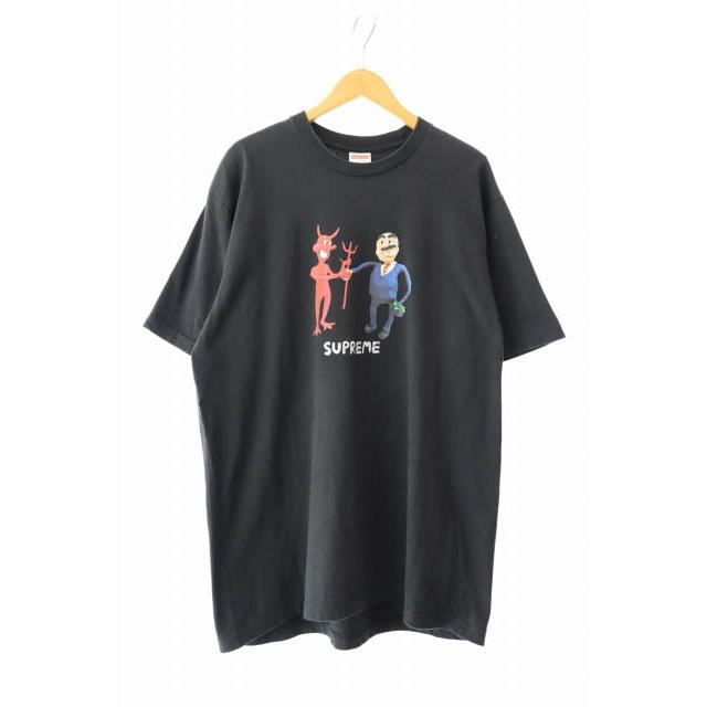 supreme シュプリーム Tシャツ L アスキーアート ブラック 中古