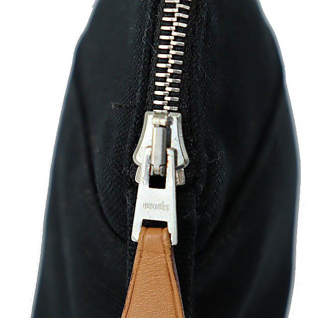 エルメスポーチ　ポリードミニ　ブラック エルメス ボリードポーチミニ Bolide pouch mini Noir/orange (HERMES