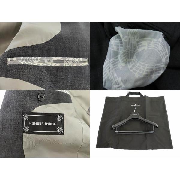 ナンバーナイン NUMBER (N)INE 音符 裏地 2B テーラード ジャケット