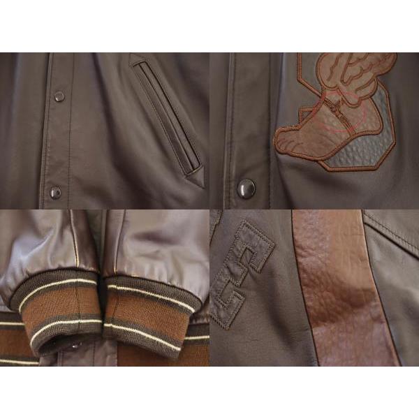 ジャケット・アウター SUPREME Wing Foot Leather VarsityJacket シュプリーム SUPREME 05AW Wing Foot Leather Varsity Jacket