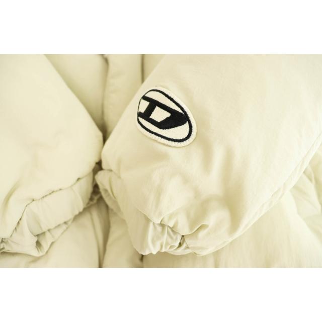 DIESEL（ディーゼル） ロゴ ワッペン ダウン ジャケット A06287 L