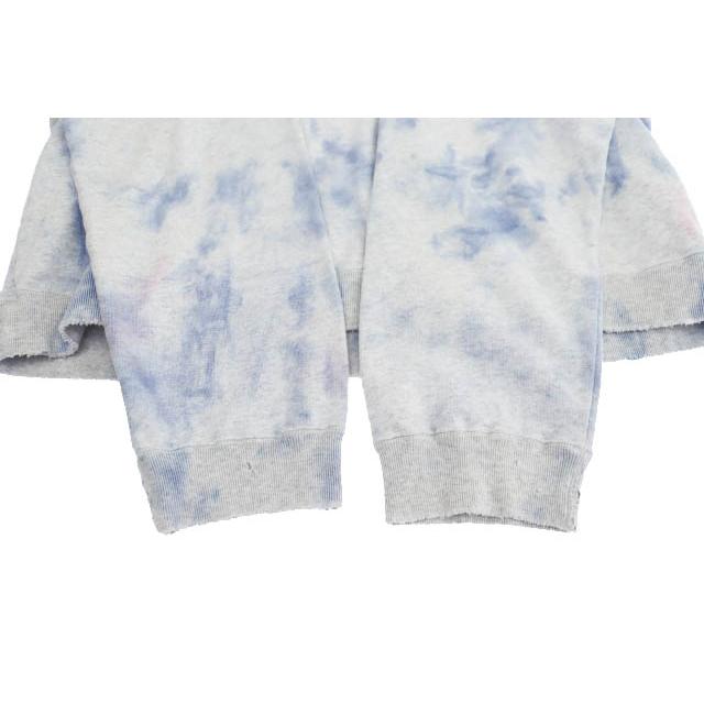 ANCELLM アンセルム 25SS MARBLING SWEAT SHIRT ヴィンテージ加工 