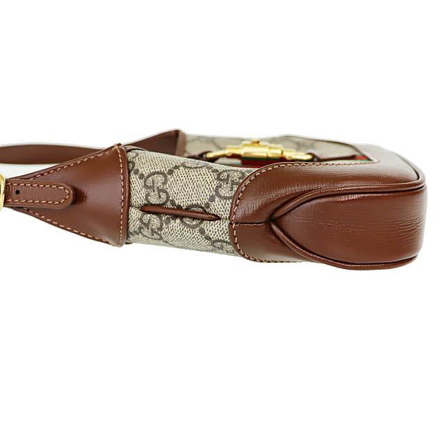 GUCCI ジャッキー 1961 ミニショルダーバッグ ブラウン 中古・古着通販】GUCCI (グッチ) ジャッキー 1961 ミニ バッグ