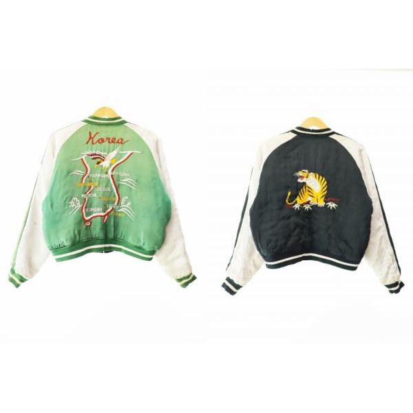 ヴィンテージ VINTAGE 50s 50年代 TTS ジッパー リバーシブル 鷹