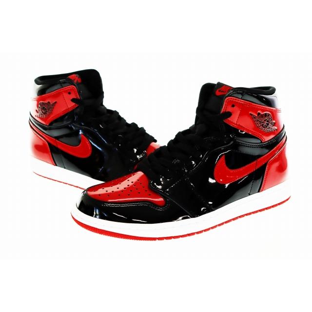 NIKE ナイキ AIR JORDAN 1 RETRO HIGH OG PATENT BRED エアジョーダン1