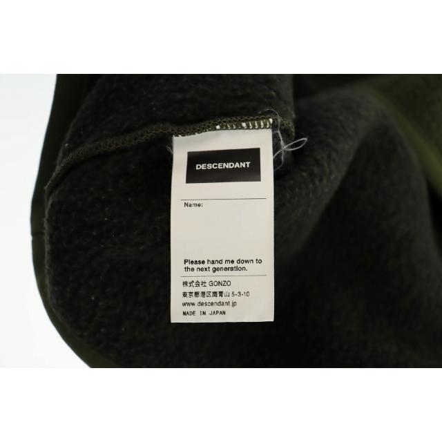ディセンダント DESCENDANT 21AW KNOT FLEECE CARDIGAN ノット