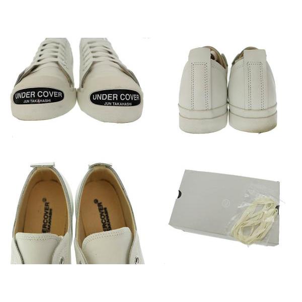 アンダーカバー UNDERCOVER 2024年復刻 TOE LOGO LEATHER SNEAKERS