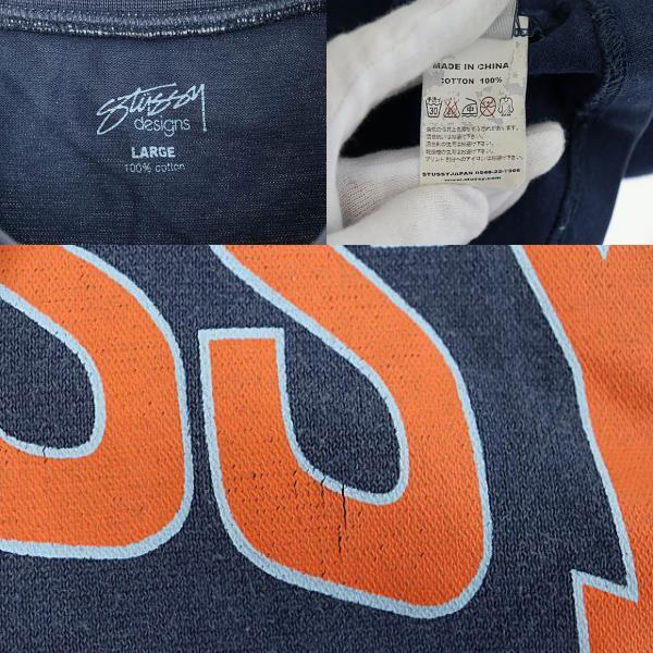 vintage old stussy シーサー プリント Tシャツ ロンT vintage old stussy シーサー プリント Tシャツ ロンT vintage old