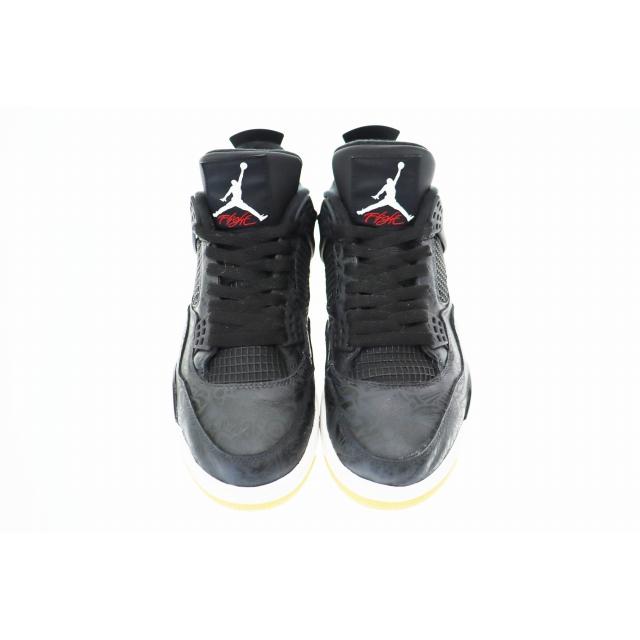 NIKE（ナイキ） NIKE AIR JORDAN 4 RETRO Laser Black/Gum エア 
