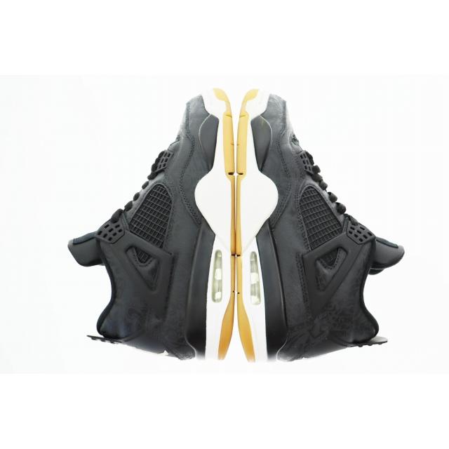 NIKE（ナイキ） NIKE AIR JORDAN 4 RETRO Laser Black/Gum エア 