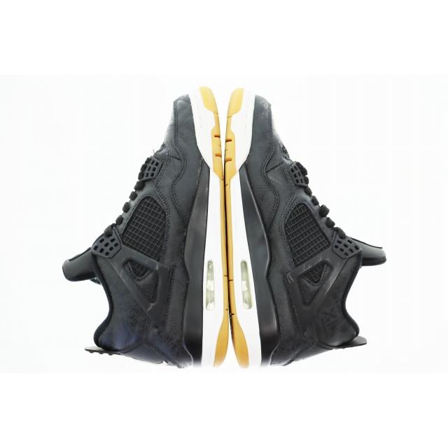 NIKE（ナイキ） NIKE AIR JORDAN 4 RETRO Laser Black/Gum エア 