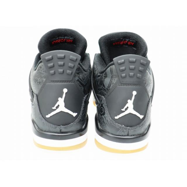NIKE（ナイキ） NIKE AIR JORDAN 4 RETRO Laser Black/Gum エア 