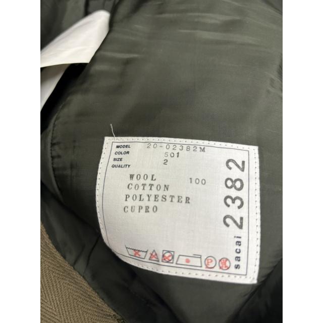 美品　サカイ sacai 20AW ウールメルトンパンツ 20-02382M 美品 サカイ sacai 20AW ウールメルトンパンツ 20-02382M - メルカリ