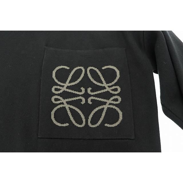 LOEWE（ロエベ） LOEWE 24AW Anagram Pocket Sweater Black アナグラム