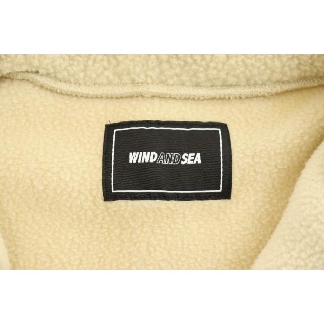 ウィンダンシー WIND AND SEA 24AW POLARTECH FLEECE VEST ラバー ロゴ
