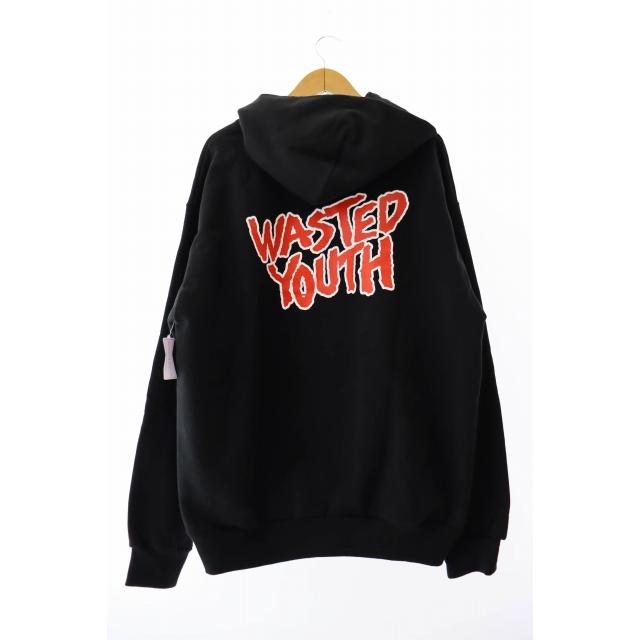 ウェイステッドユース Wasted youth ロゴ プリント フーディー