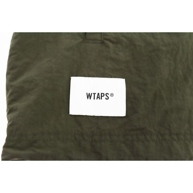 ダブルタップス WTAPS 22SS SMOCK JACKET KHAKI ロゴ プリント