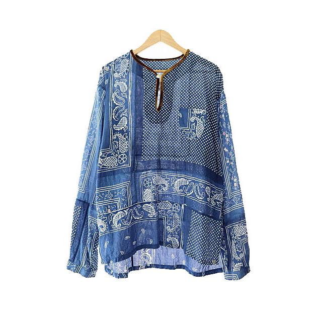 ビズビム VISVIM 21AW TUNIC P.O.BANDANA バンダナ柄 チュニック