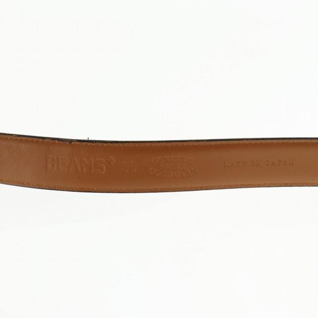 ビームスプラス BEAMS+ Cordovan Belt コードバン ベルト 36 黒