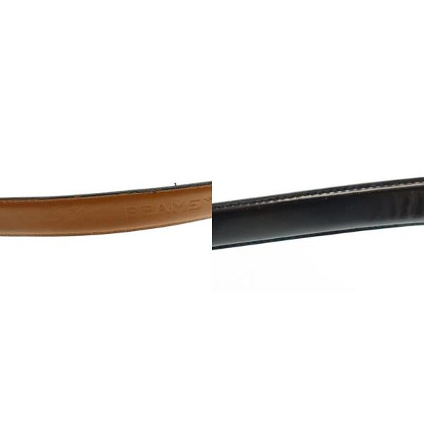 ビームスプラス BEAMS+ Cordovan Belt コードバン ベルト 36 黒
