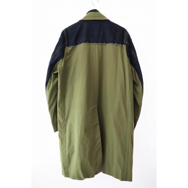 美品　サカイ　アンコン ジャケット　３　ニット　異素材 ドッキング ポケット　L 中古・古着通販】sacai (サカイ) 20AW Contrast detail sleeve