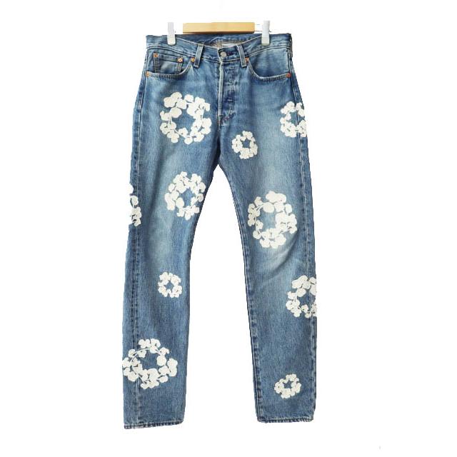 denim tears levi's501リジットデニム　デニムティアーズ　新品 DENIM TEARS デニムティアーズ ×LEVI'S リーバイス 501 COTTON WREATH
