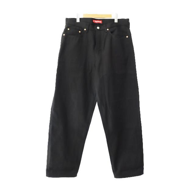 シュプリーム 25SS リジッド バギー セルビッジ ジーンズ ワイド デニム黒 Supreme（シュプリーム） SUPREME 25SS Rigid Baggy Selvedge Jean