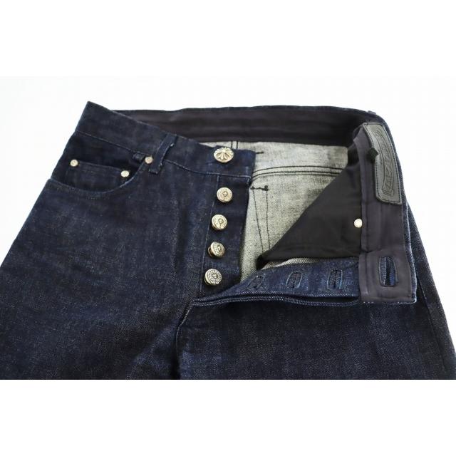 CHROME HEARTS クロムハーツ 5Pocket Denim Pants クロスボールボタン