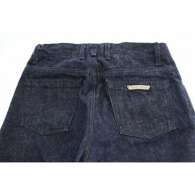 Chrome Hearts RS Bootleg 5 Pkt Dnm Pant Cross Ball Button Boots Cut Denim Pants Unused CHROME HEARTS RS BOOTLEG 5 PKT DNM PANT WASH INDIGO  main image 4