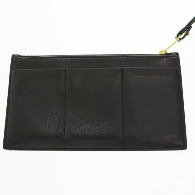 【中古】ボッテガヴェネタ BOTTEGA VENETA Intrecianto Bill Pouch ビル ポーチ 黒 ブラック ☆AA★▲ 250614 BOTTEGA VENETA（ボッテガ・ヴェネタ） BOTTEGA VENETA Intrecianto