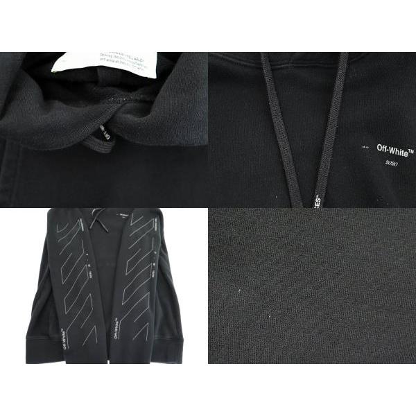 オフホワイト OFF WHITE 19AW UNFINISHED SLIM HOODIE ダイアグ