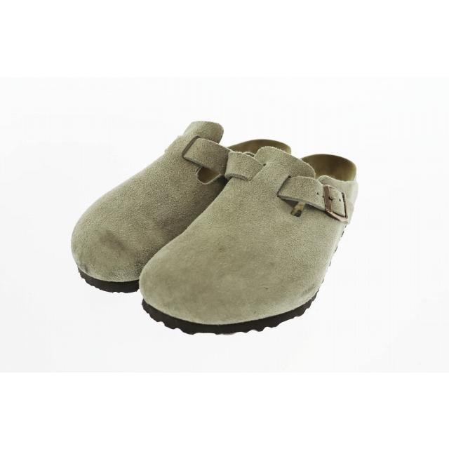 【中古品】BIRKENSTOCK Boston BS Taupe BIRKENSTOCK BOSTON SUEDE ( NARROW FIT ) TAUPE