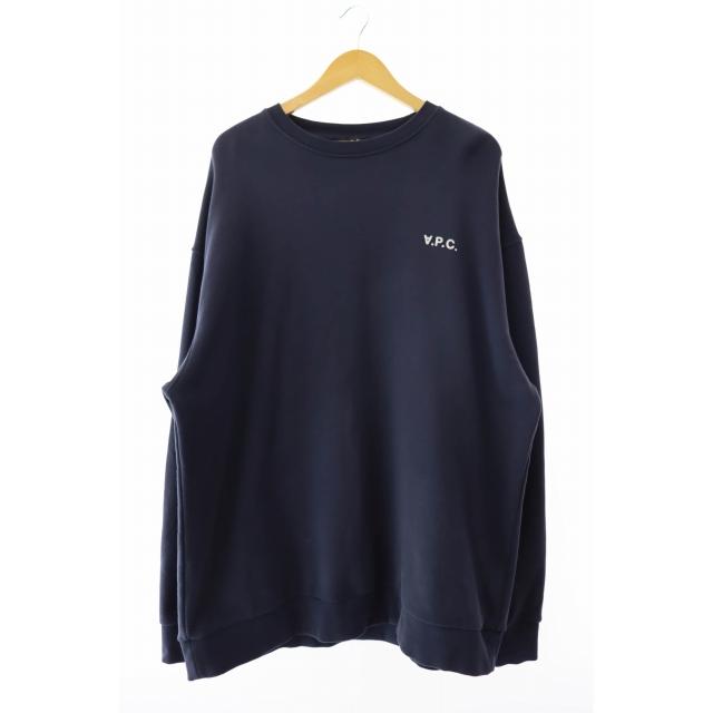 A.P.C.（アーペーセー） ロゴプリント クルーネック スウェット 