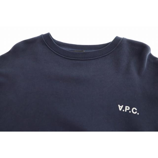 A.P.C. アーペーセー ロゴプリント クルーネック スウェット