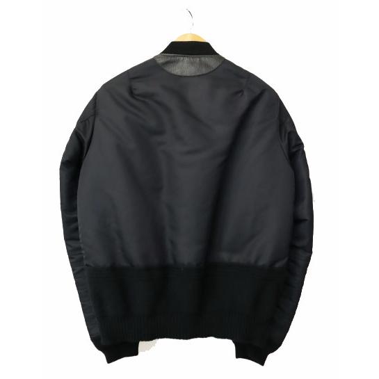 アンダーカバーイズム UNDERCOVERISM 13AW MA-1 ニット切替 中綿