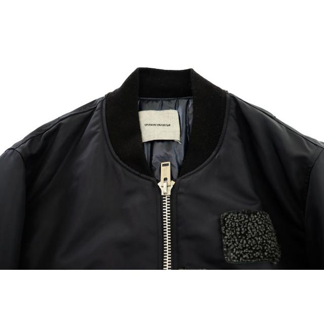 アンダーカバーイズム UNDERCOVERISM 13AW MA-1 ニット切替 中綿