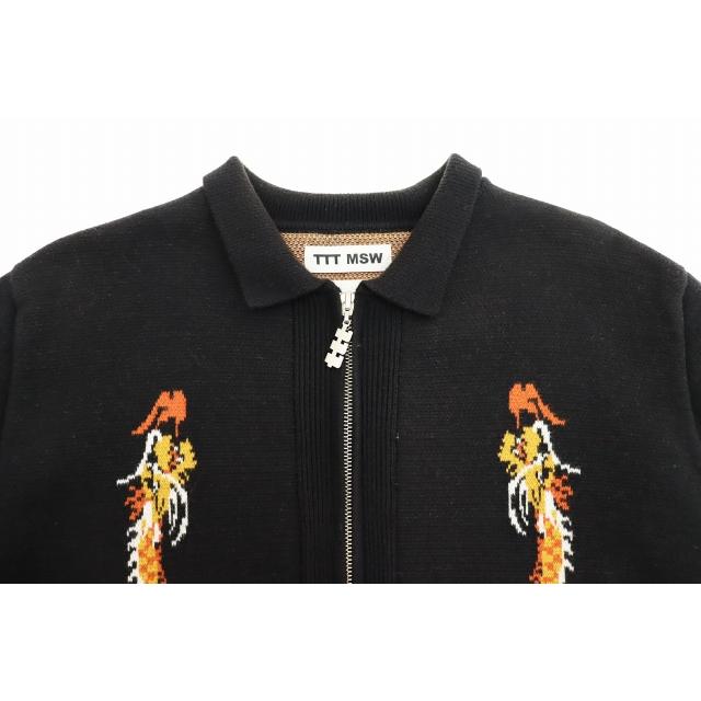 【中古】ダイリク DAIRIKU ×TTTMSW ティー 23SS Ska Zip up Knit Polo スカ ジップ ニット ポロ ジャケット M 250630 ダイリク DAIRIKU ×TTTMSW ティー 23SS Ska Zip up Knit Polo スカ