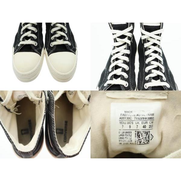 リックオウエンス Rick Owens DRKSHDW ダークシャドウ ×CONVERSE