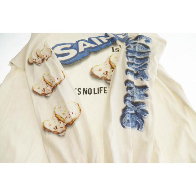 セントマイケル SA_LS TEE / HEART COOKIE / WHITE セントマイケル SAINTMICHAEL 24SS HEART COOKIE SA_LS TEE ハート