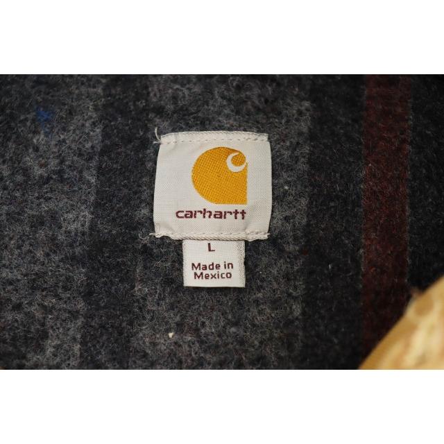 カーハート carhartt 刺繍 ダック 裏地ブランケット ミシガンチョア