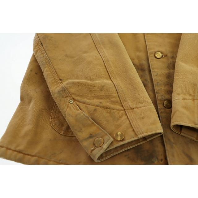 カーハート carhartt 刺繍 ダック 裏地ブランケット ミシガン