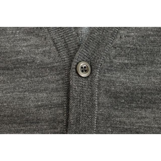 【中古】プラダ PRADA 00S 2007 achive アーカイブ 無地 カーディガン 52 グレー ☆AA★ 250714 プラダ PRADA 00S 2007 achive アーカイブ 無地 カーディガン 52