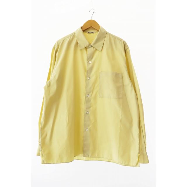 オーラリー AURALEE 21SS WASHED FINX TWILL BOX SHIRTS
